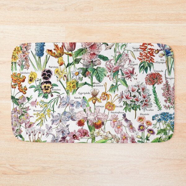 Item preview, Adolphe Millot - Fleurs - Vintage french botanical illustration designed and sold by Gardenlibrary.