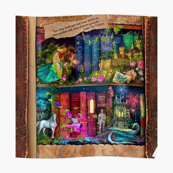 The Curious Library Calendar - December Poster