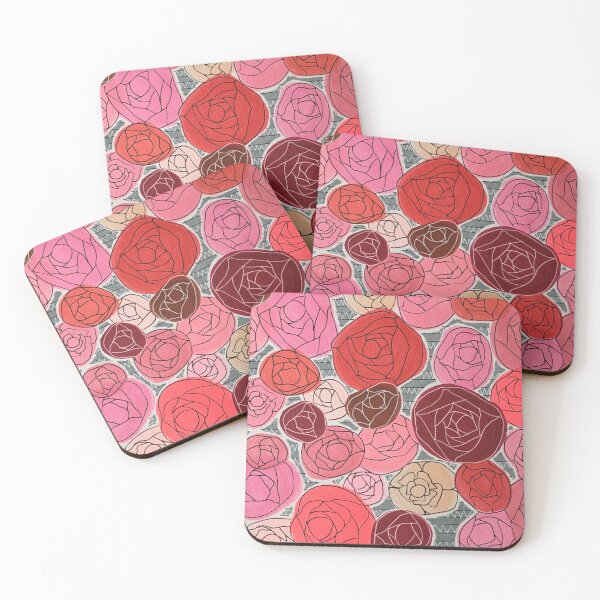 Item preview, Bright Pink Flower Zig Zag designed and sold by Amelia Dean.