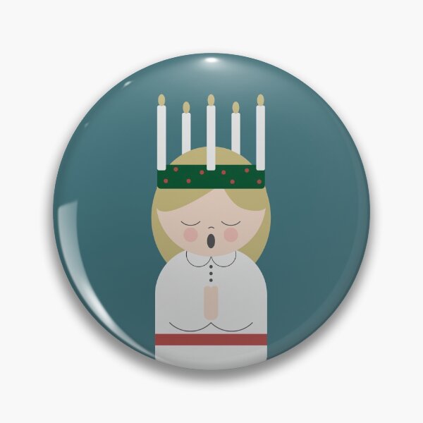 Item preview, Cartoon girl with candles at Saint Lucy at Christmas designed and sold by EngineerGoC.