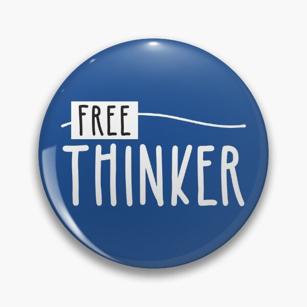 Item preview, Free Thinker designed and sold by BlueZenStudio.