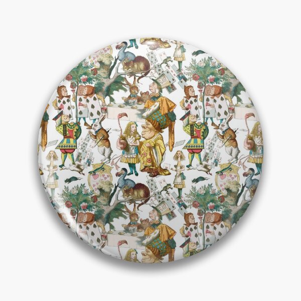 Item preview, Vintage Alice in Wonderland Repeating Pattern designed and sold by Mary Evans Picture Library.