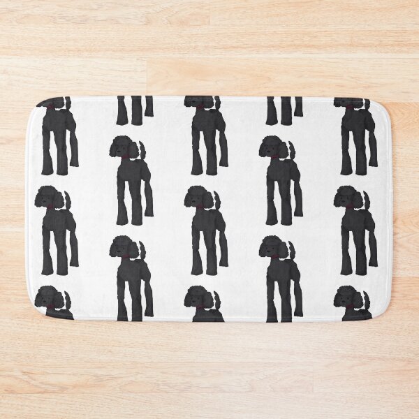 Item preview, black poodle with long lengs designed and sold by savanamms6.
