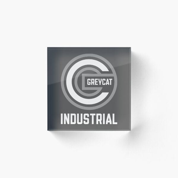 Greycat Industrial Logo Long Acrylic Block