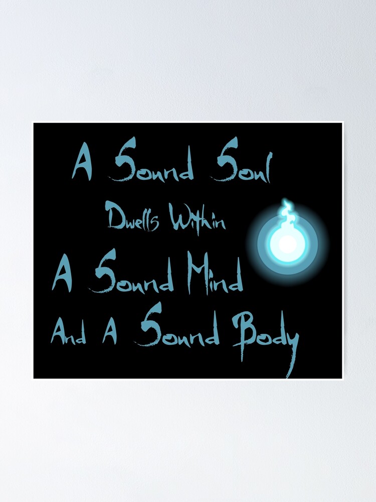 Soul Eater A Sound Soul Quote A Sound Soul" Poster By Melanyb3 | Redbubble