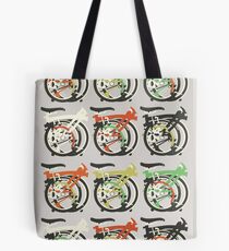 Folded Brompton Bicycle Tote Bag