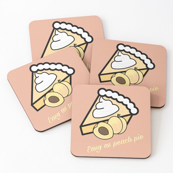 Item preview, Easy as peach pie  designed and sold by LaylaCreator.