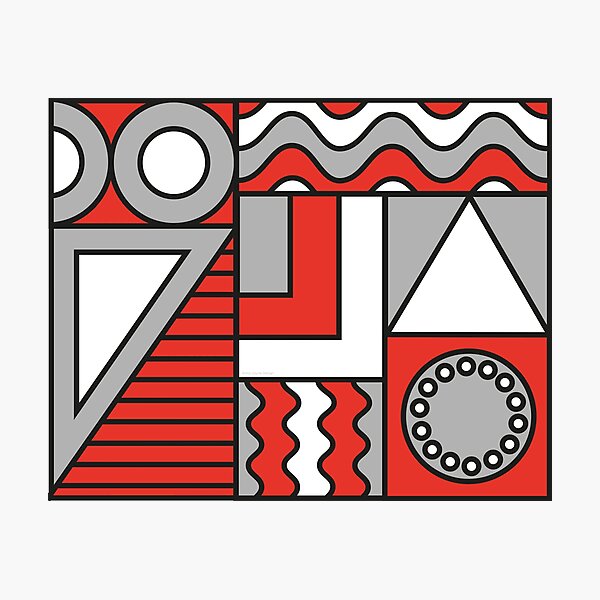 Geometric Power Photographic Print
