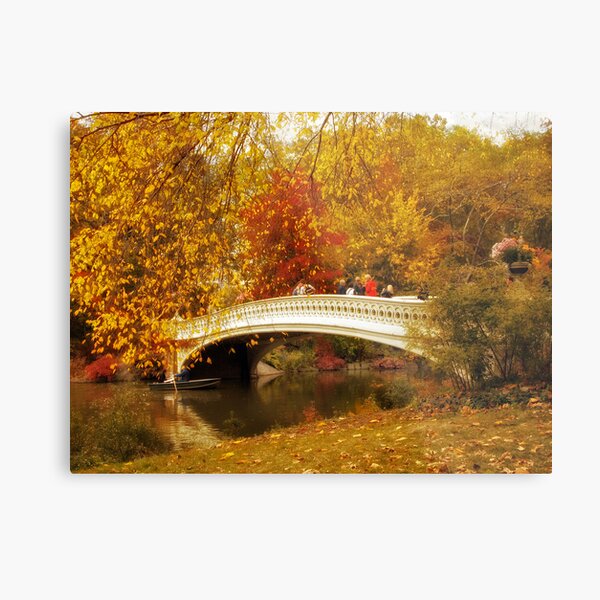 Bow Bridge Charm Metal Print