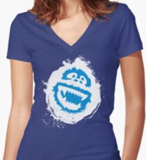 Abomina-bumble Women's Fitted V-Neck T-Shirt