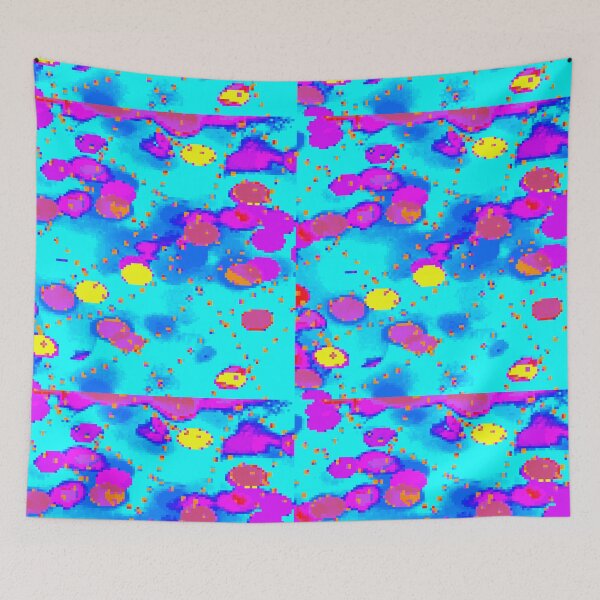 Item preview, Summery cool design with smudged balls in turquoise sea like smudged RBCs in plasma designed and sold by OSG369.