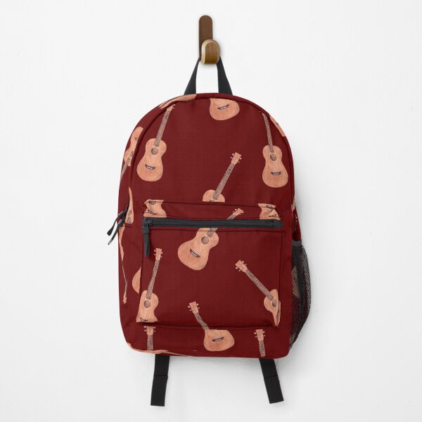 Item preview, Ukuleles On Deep Red designed and sold by Salote Faotusia.