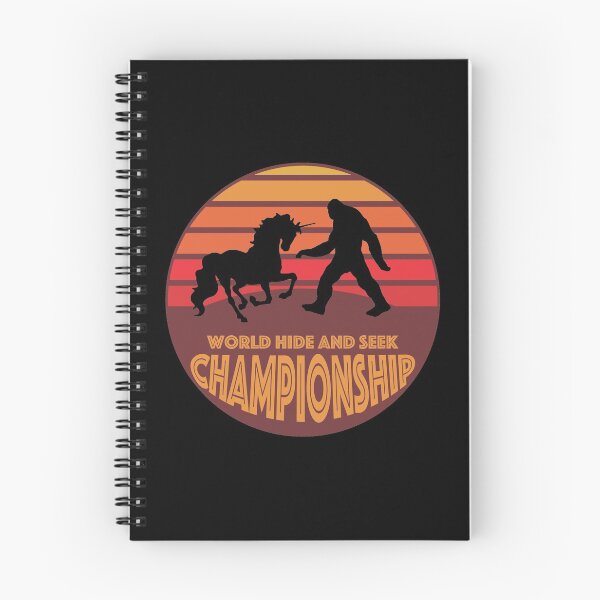 Item preview, Unicorn Bigfoot Sasquatch World Hide and Seek Championship designed and sold by NoveltyMerch.