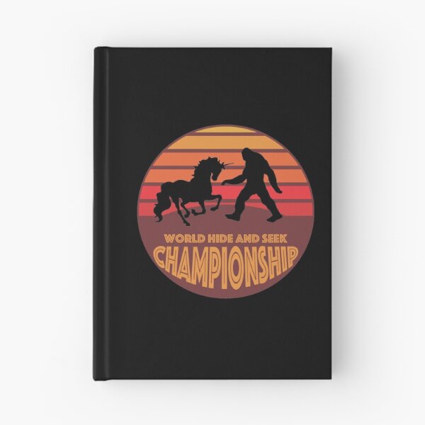 Item preview, Unicorn Bigfoot Sasquatch World Hide and Seek Championship designed and sold by NoveltyMerch.