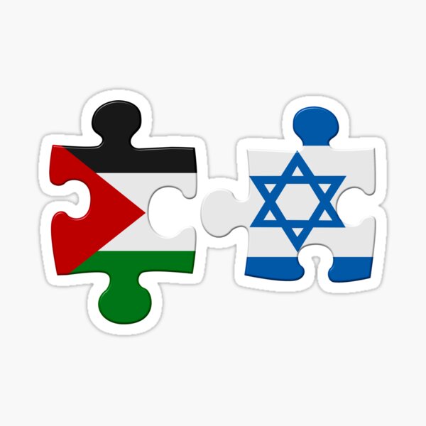 Item preview, Israel and Palestine Conflict Flag Puzzle designed and sold by MarkUK97.