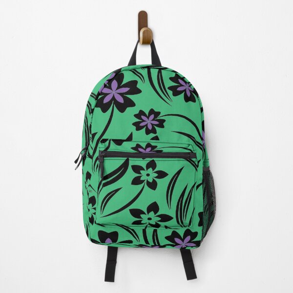 Item preview, Violet and Green Flower Pattern designed and sold by Si-aidra.