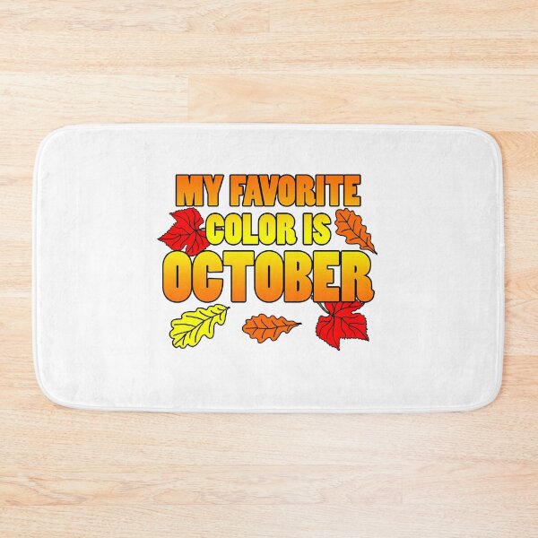 Item preview, My Favorite Color Is October Featuring Colorful Cartoon Leaves designed and sold by jaycartoonist.