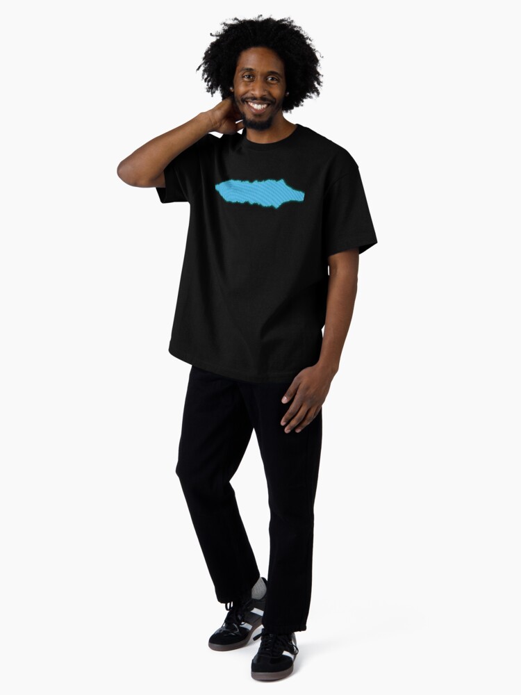 Thumbnail 4 of 7, Oversized T-Shirt, Isle of Skye Cuillin Ridge Waveform designed and sold by TheRandomFactor.