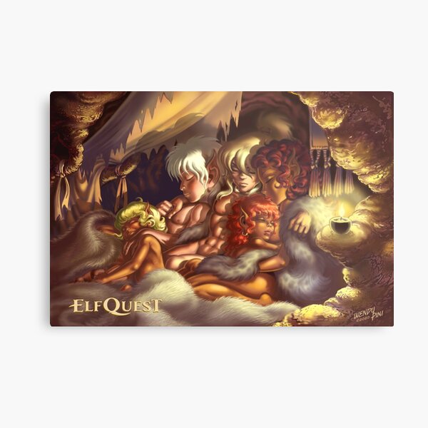 Elfquest True Peace Metal Print