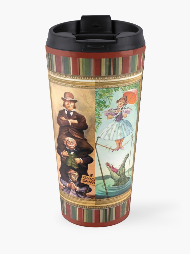 Alternate view of Stretching Room Portraits Travel Mug