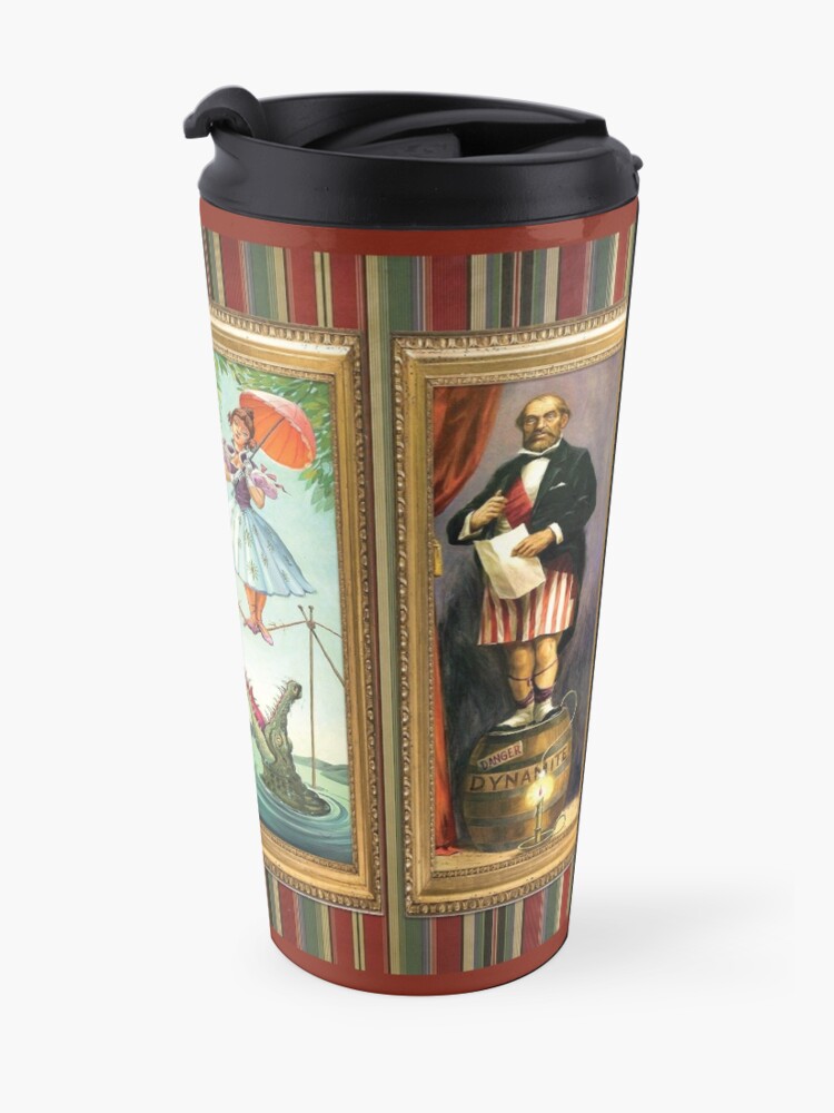 Alternate view of Stretching Room Portraits Travel Mug