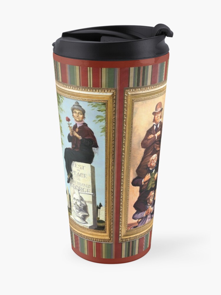 Alternate view of Stretching Room Portraits Travel Mug