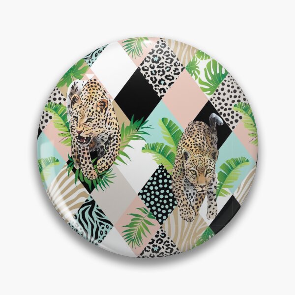 Item preview, Geometric Tropical Tiger Pattern  designed and sold by amethystdesign.