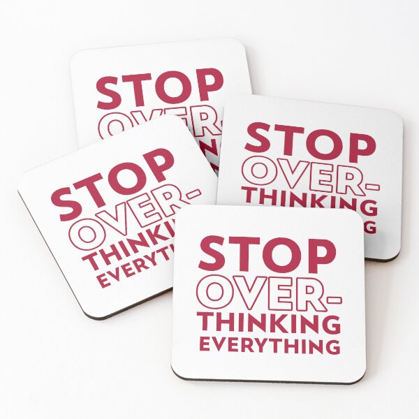 Item preview, Stop overthinking Everything designed and sold by Beyond Words.