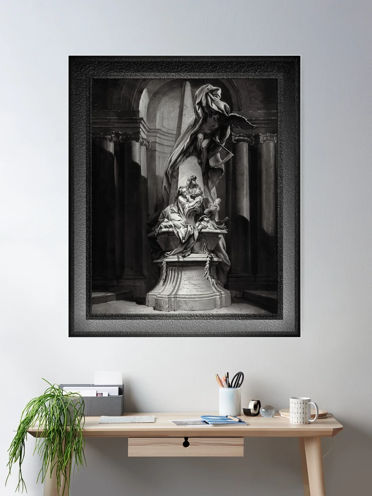 Monument to Mignard by François Boucher Fine Art Old Masters Reproduction Wall Decor Poster Art Print