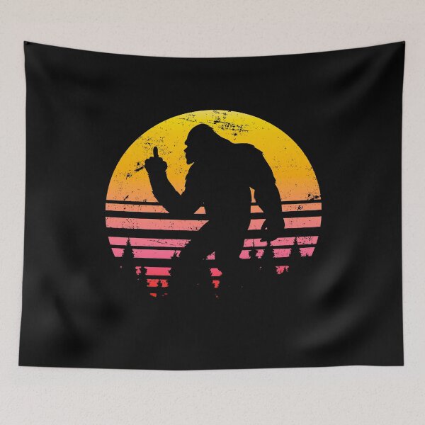 Item preview, BIGFOOT SHOOTS BIRD - SASQUATCH MIDDLE FINGER designed and sold by Jay Bayne.