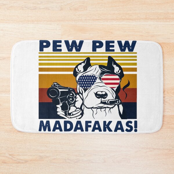 Item preview, DOG PEWPEW MADAKAFAS USA designed and sold by CARDWELL-COWEL.