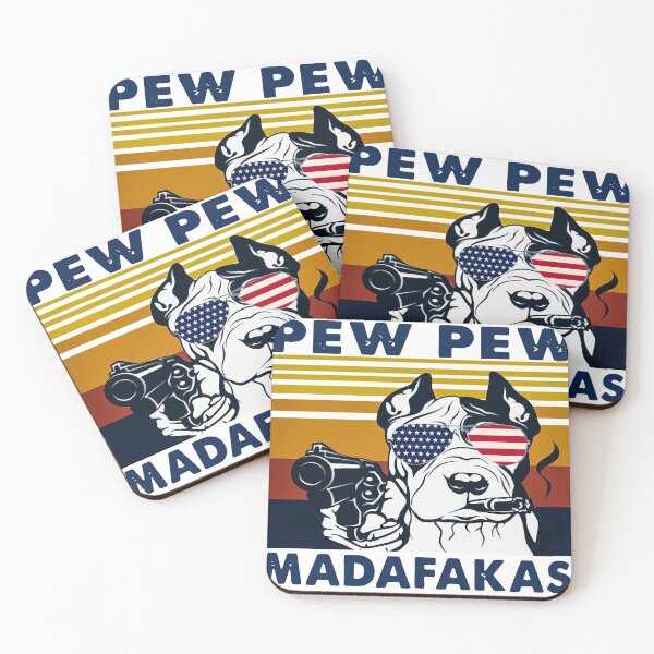 Item preview, DOG PEWPEW MADAKAFAS USA designed and sold by CARDWELL-COWEL.