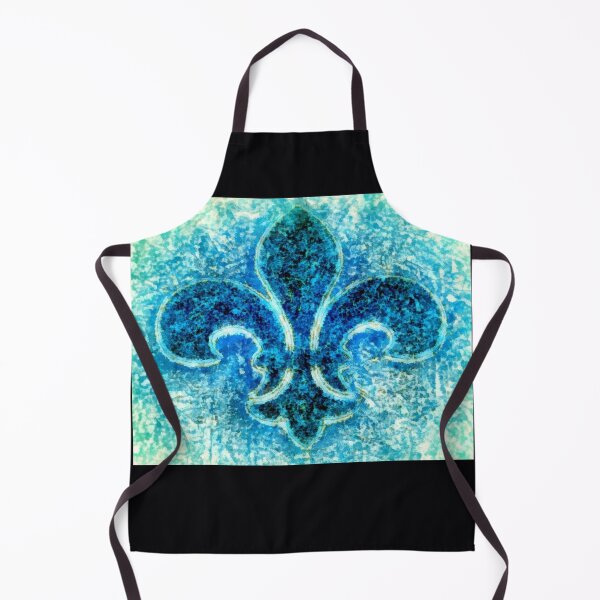 Item preview, Fleur de lis Turquoise - Par le Mer designed and sold by JanineRileyArt.