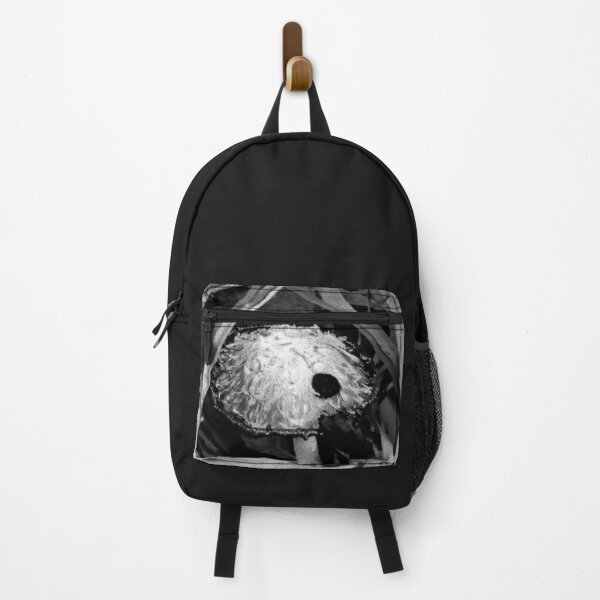 Item preview, Black And White Ink Effect Mushroom designed and sold by WildandDivine.