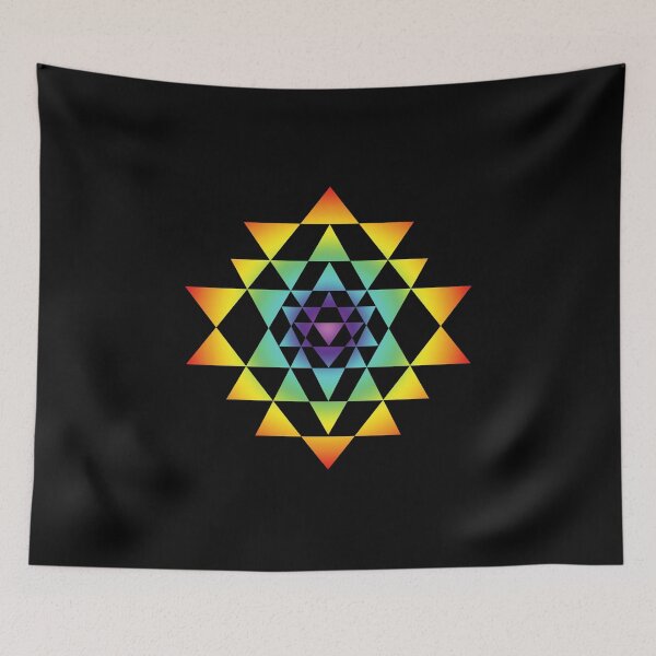 Item preview, Sri Yantra rainbow designed and sold by PranKishori.
