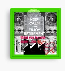 retirement funds Canvas Print