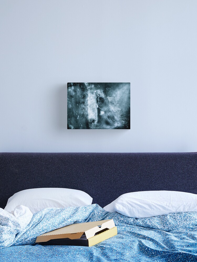 Thumbnail 2 of 3, Canvas Print, Immortal Kiss designed and sold by KatarinaSilva.