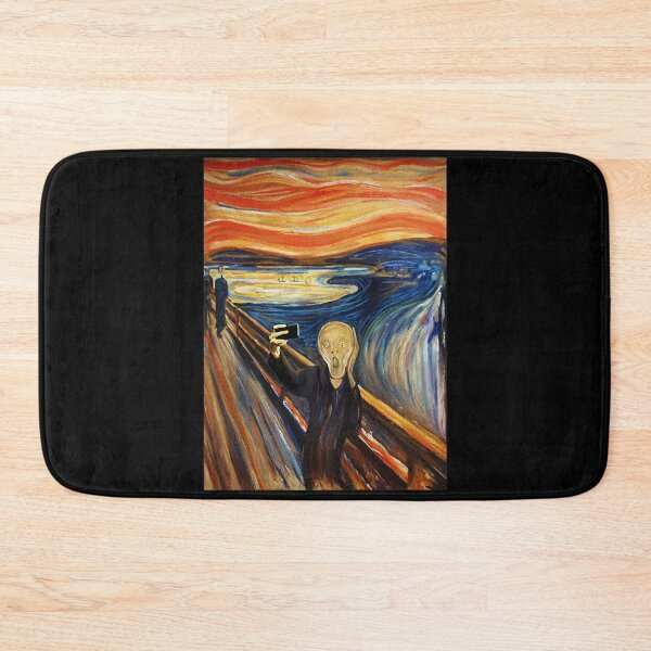 Item preview, EDVARD MUNCH SCREAM SELFIE PAINTING designed and sold by Jay Bayne.