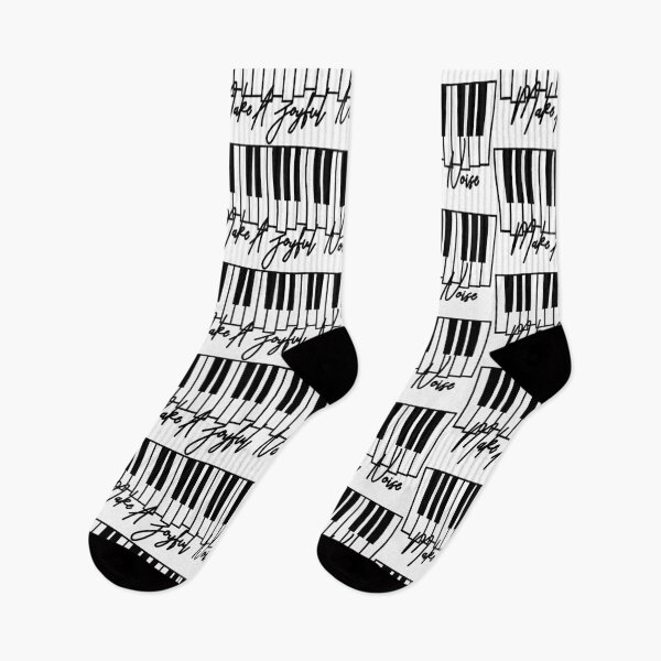 Item preview, Piano Keys Make a Joyful Noise Music Christian Psalm 100 designed and sold by shepherdstore.
