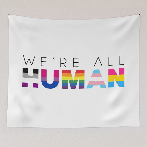 Item preview, Humanity pride month unisex gifts. Black lives matter. We're all human. Gay pride gifts designed and sold by chrlalexandru.