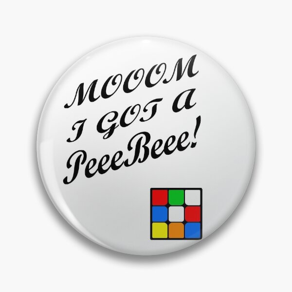 Item preview, Mooom I got a PeeBee! Mitch Lane Cubing Meme Design designed and sold by LaGringaCuber.