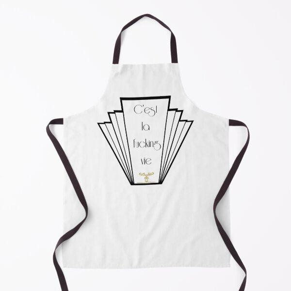 Item preview, C'est la fucking vie French funny quote art deco inspired designed and sold by Mars Babe.
