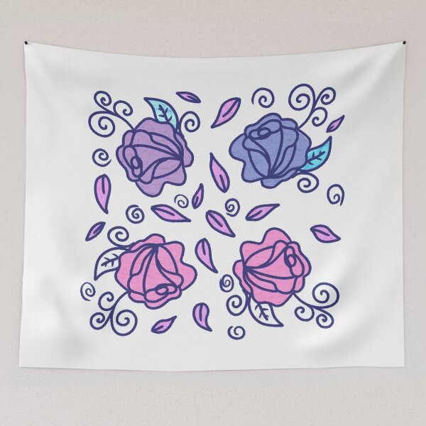 Item preview, Stained Glass Roses designed and sold by Nathalie Aynié.