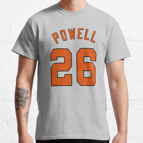 Boog Powell Men's Cleveland Guardians Road Jersey - Gray Authentic