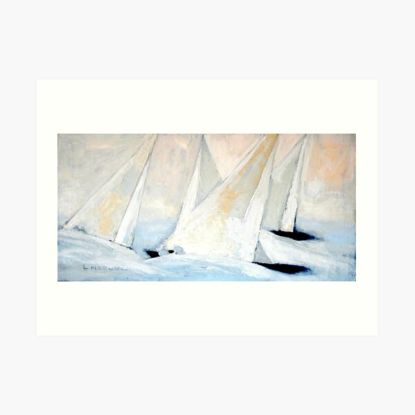CROSSING THE FLEET Art Print