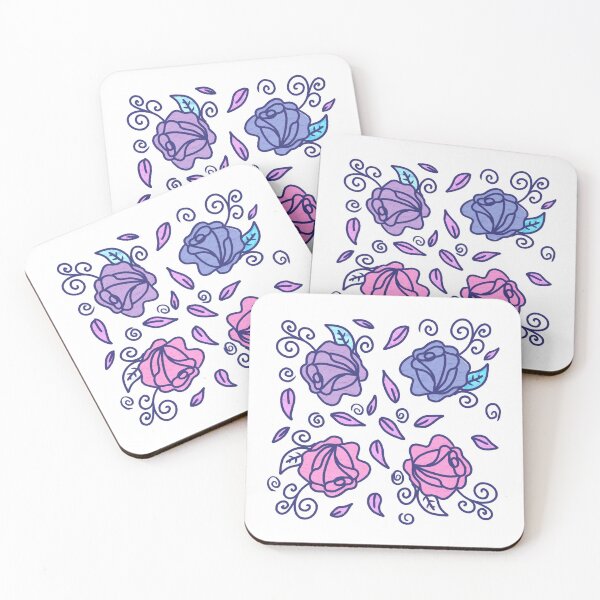 Item preview, Stained Glass Roses designed and sold by Nathalie Aynié.