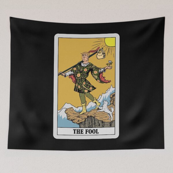 Item preview, TRUMP THE FOOL TAROT CARD designed and sold by Jay Bayne.