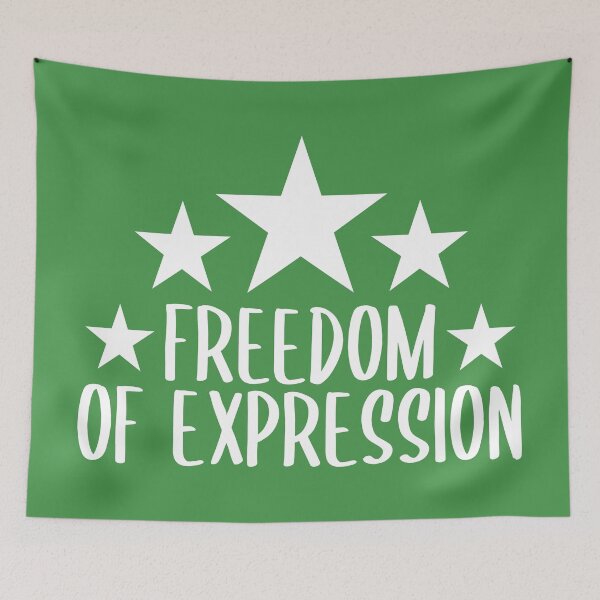 Item preview, Freedom of Expression designed and sold by BlueZenStudio.
