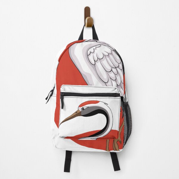 Item preview, Japan flag with Red Crowned Crane designed and sold by Funny-Vintage.