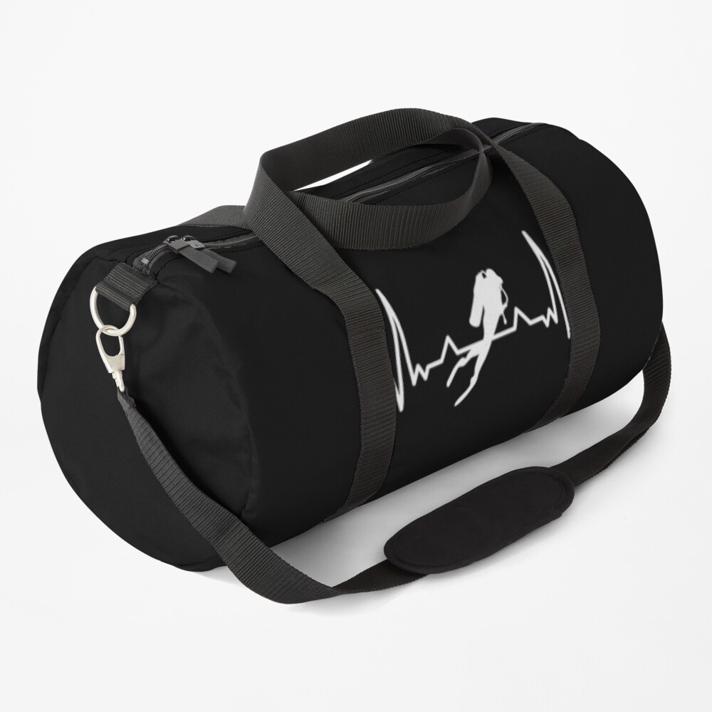Diving Heartbeat Sea Dive Gift for Diver Duffle Bag